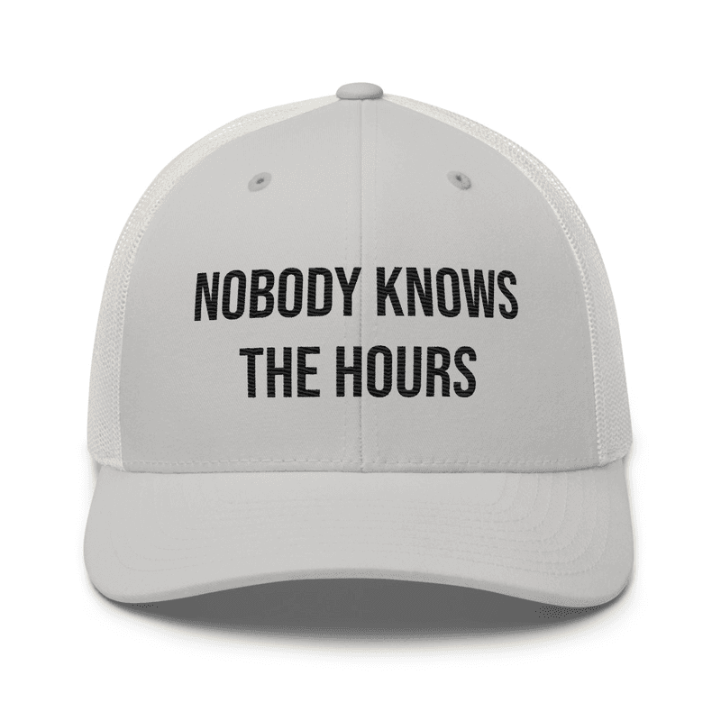 Trucker Cap — Silver