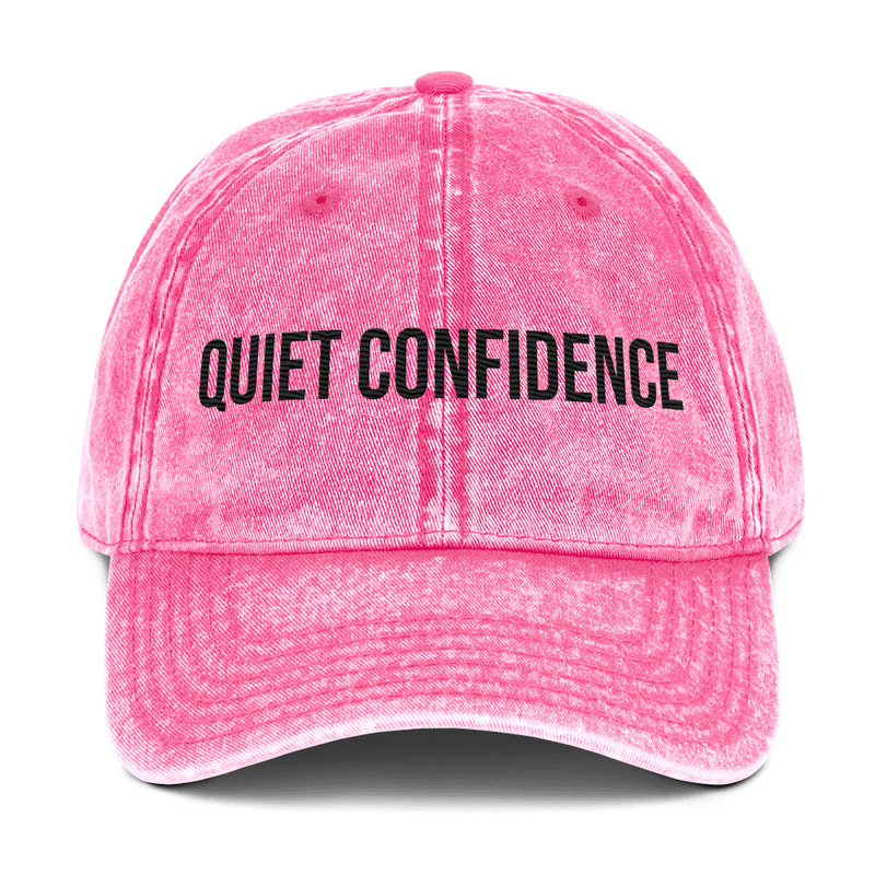 Vintage Cotton Twill Cap — Pink