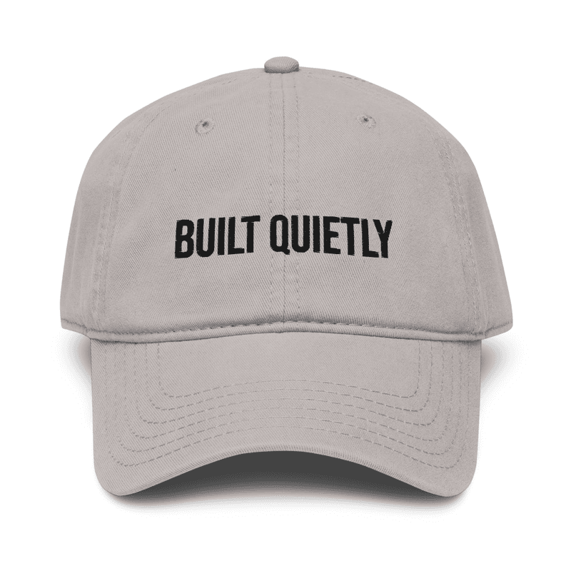 Garment washed baseball cap — Gray