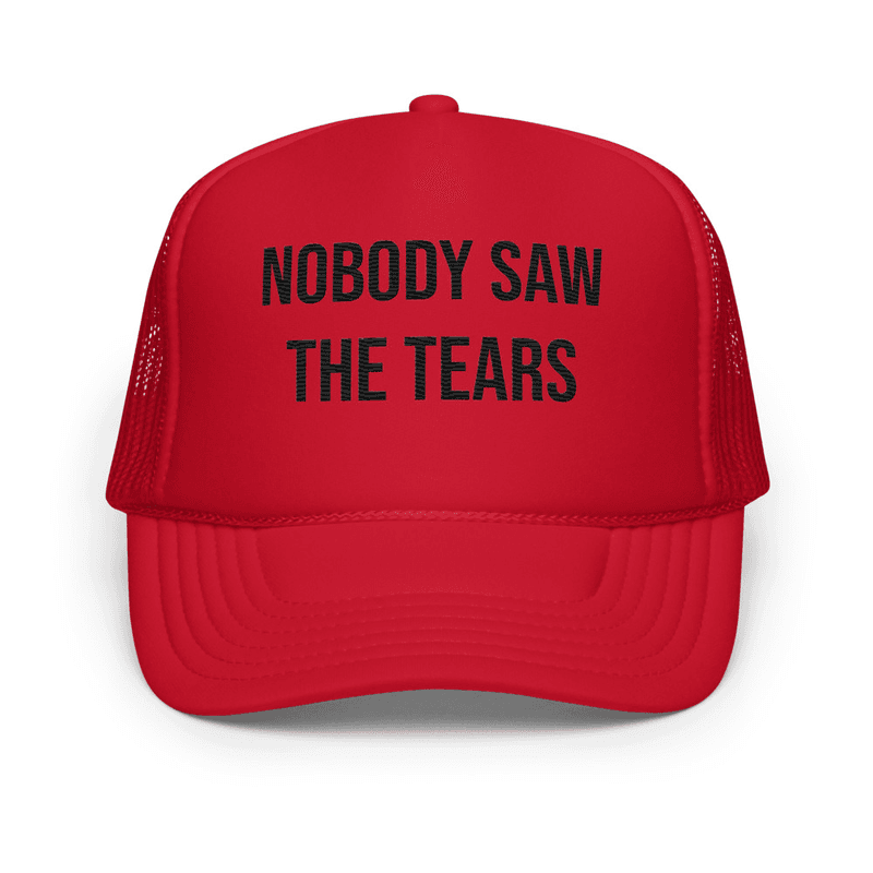 Foam trucker hat — Red