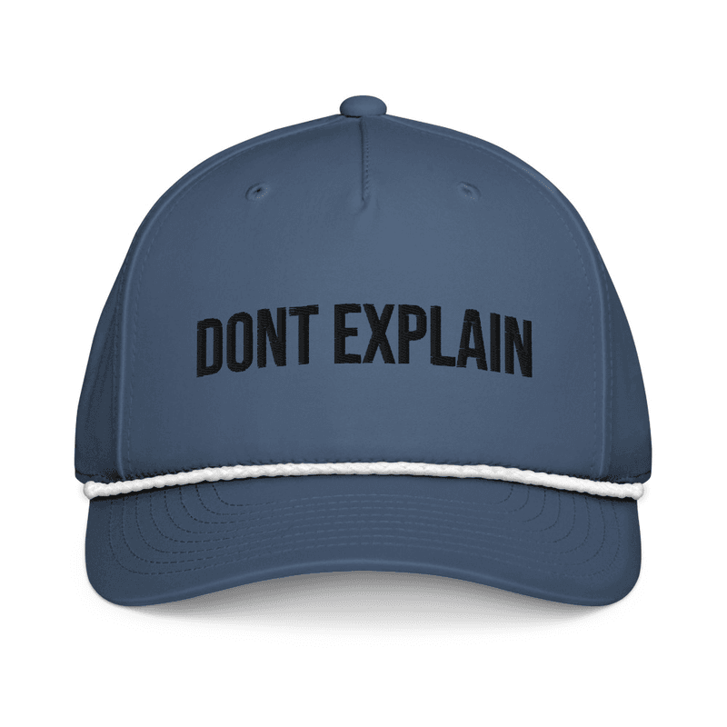 Classic rope cap — Light Blue/White
