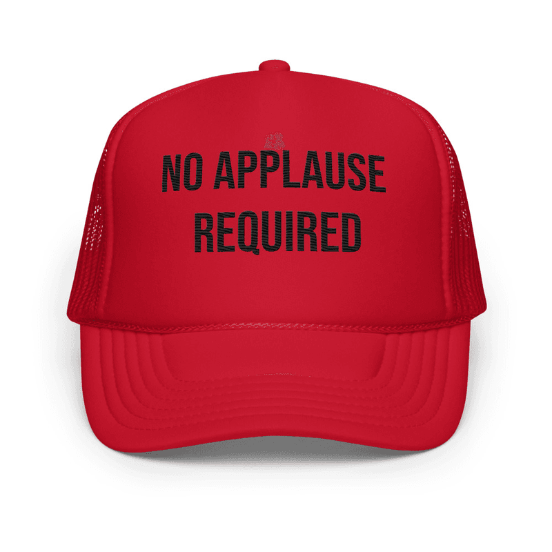 Foam trucker hat — Red
