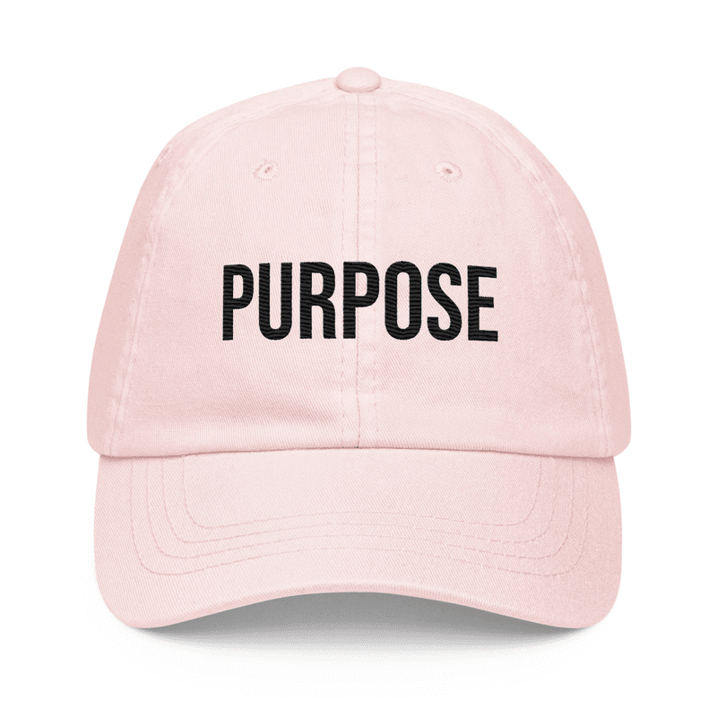 Pastel baseball hat — Pastel Pink