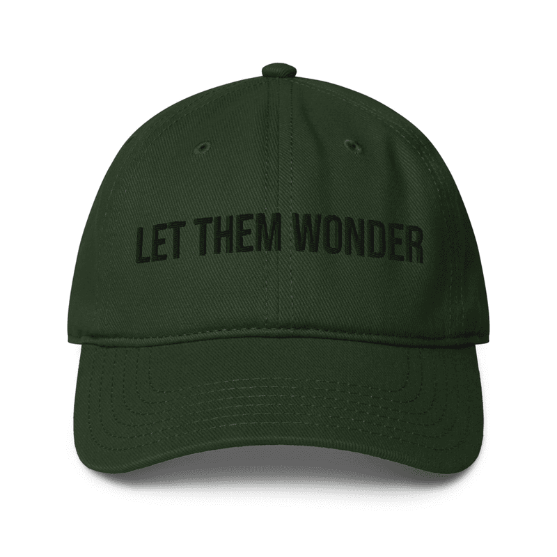 Low-profile baseball cap — Dark Green