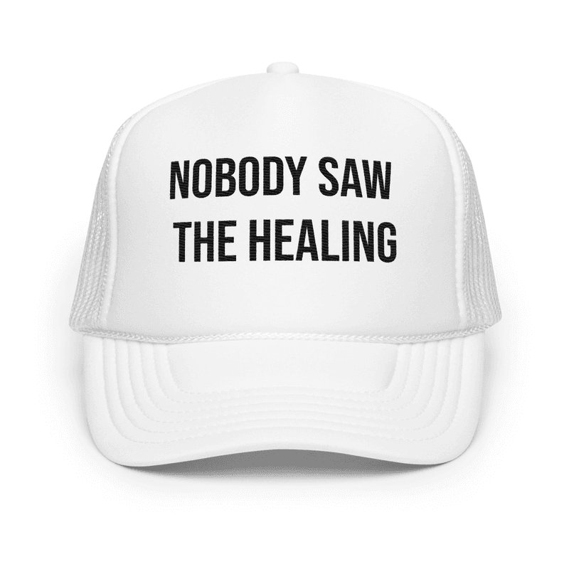 Foam trucker hat — White