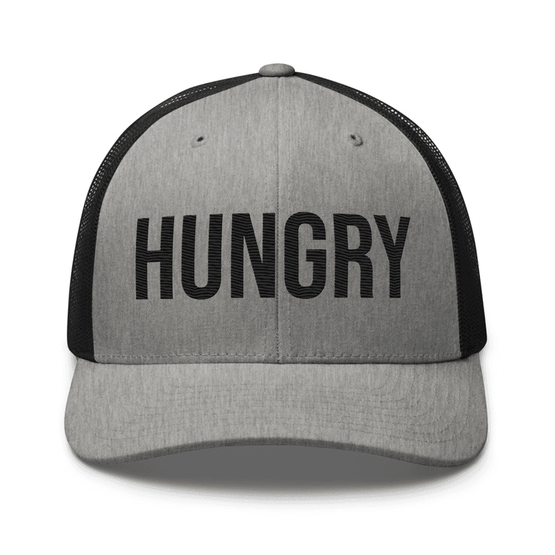 Trucker Cap — Heather/ Black