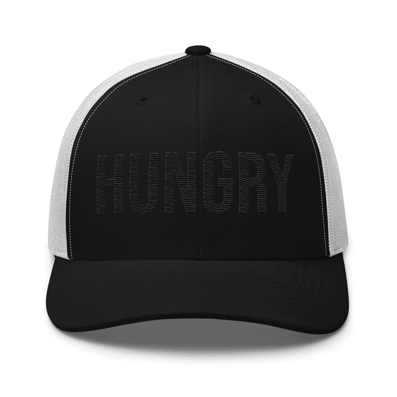Trucker Cap — Black/ White